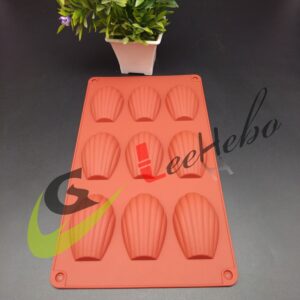 MOLDE SILICONA PARA CHOCOLATE-FORMA DE CONCHAS DE MAGDALENAS