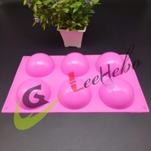 MOLDE SILICONA PARA CHOCOLATE-FORMA DE SEMICÍRCULO