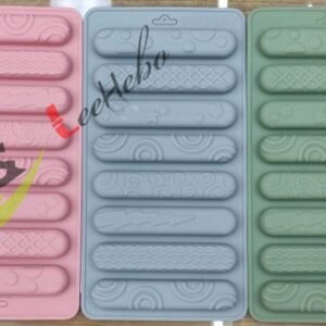 MOLDE SILICONA PARA CHOCOLATE-FORMA DE RECTANGULAR