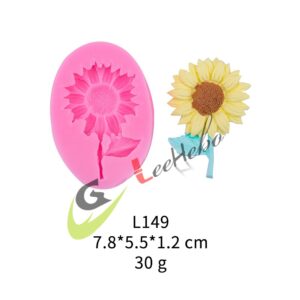 MOLDE PARA FONDANT - FORMA DE GIRASOL