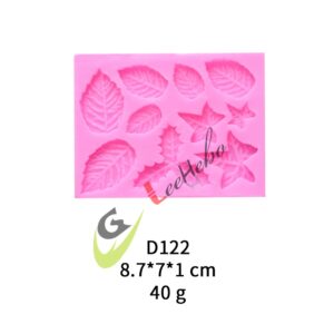 MOLDE PARA FONDAN- DIFERENTES DISEÑOS DE HOJAS