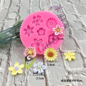 MOLDE PARA FONDANT -CREAR DIFERENTES FLORES