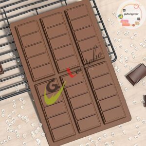 MOLDE SILICONA PARA CHOCOLATE-FORMA DE RECTANGULAR