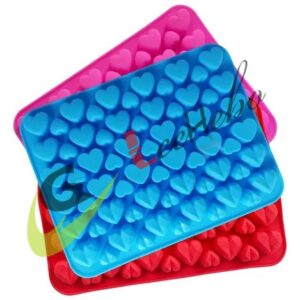 MOLDE SILICONA PARA CHOCOLATE-FORMA DE CORAZON