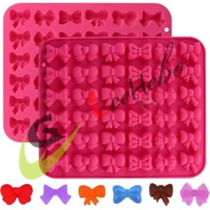 MOLDE SILICONA PARA CHOCOLATE-FORMA DE CORBATA DE MOÑO