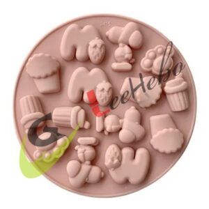 MOLDE SILICONA PARA CHOCOLATE-FORMA DE CONJUNTO DE SNOOPY