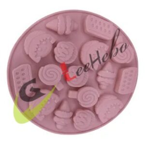 MOLDE SILICONA PARA CHOCOLATE-FORMA DE TEMA DE VERANO