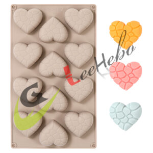 MOLDE SILICONA PARA CHOCOLATE-FORMA DE CORAZON