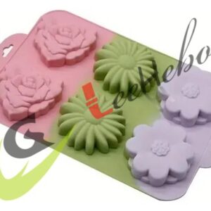 MOLDE SILICONA PARA CHOCOLATE-FORMA DE FLOR