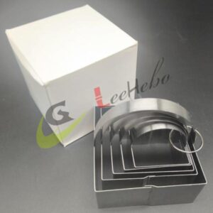 CORTADOR DE GALLETA CUADRADO 5 PCS