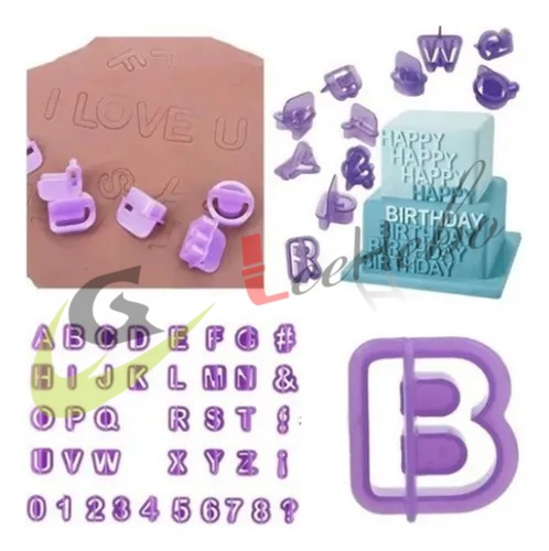 CORTADOR 40pcs--números, letras 2 35176 1