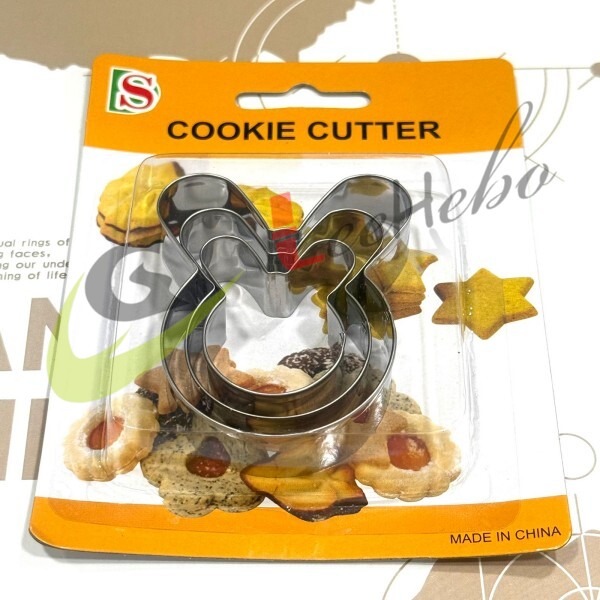 Home 164 Cortador de Galletas - Conejo 3pcs.-PASCUA
