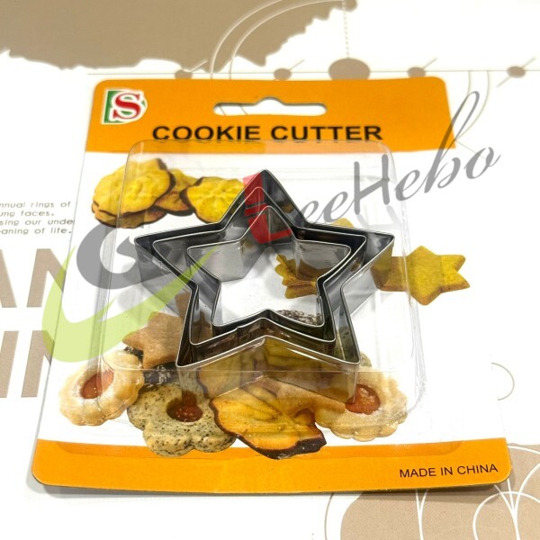 Cortador de Galletas - Estrella 3pcs