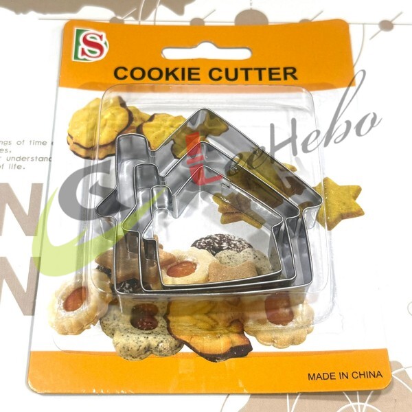 Home 153 Cortador de Galletas - Casita 3pcs