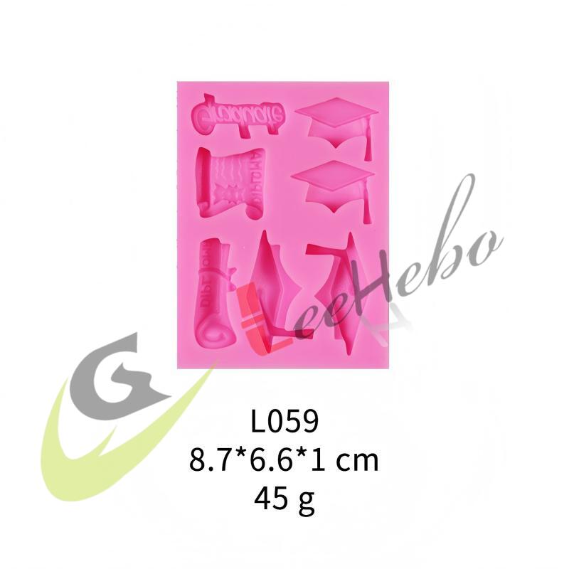 MOLDE PARA FONDANT-TEMÁTICA DE GRADUACIÓN