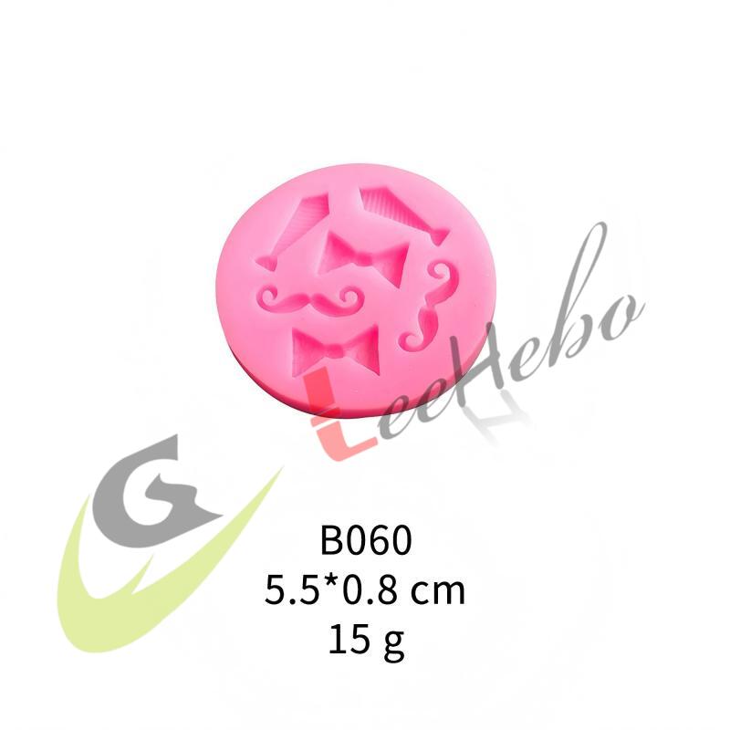 MOLDE PARA FONDANT-BIGOTES Y PAJARITAS