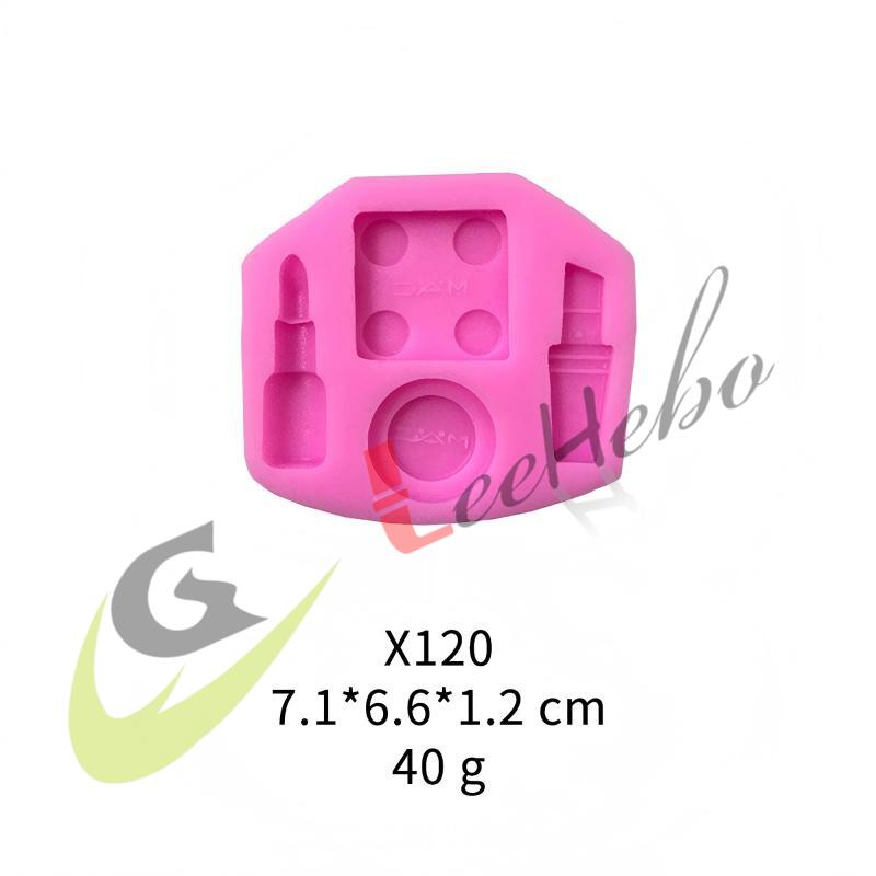 MOLDE PARA FONDANT-TEMÁTICA DE MAQUILLAJE