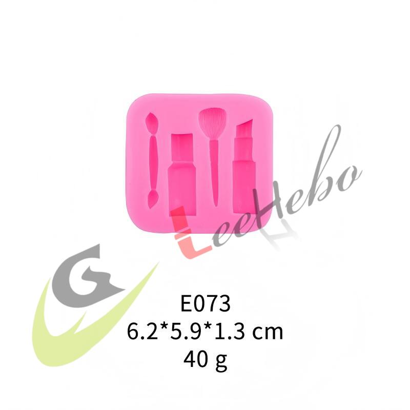 MOLDE PARA FONDANT-SET DE COSMÉTICOS