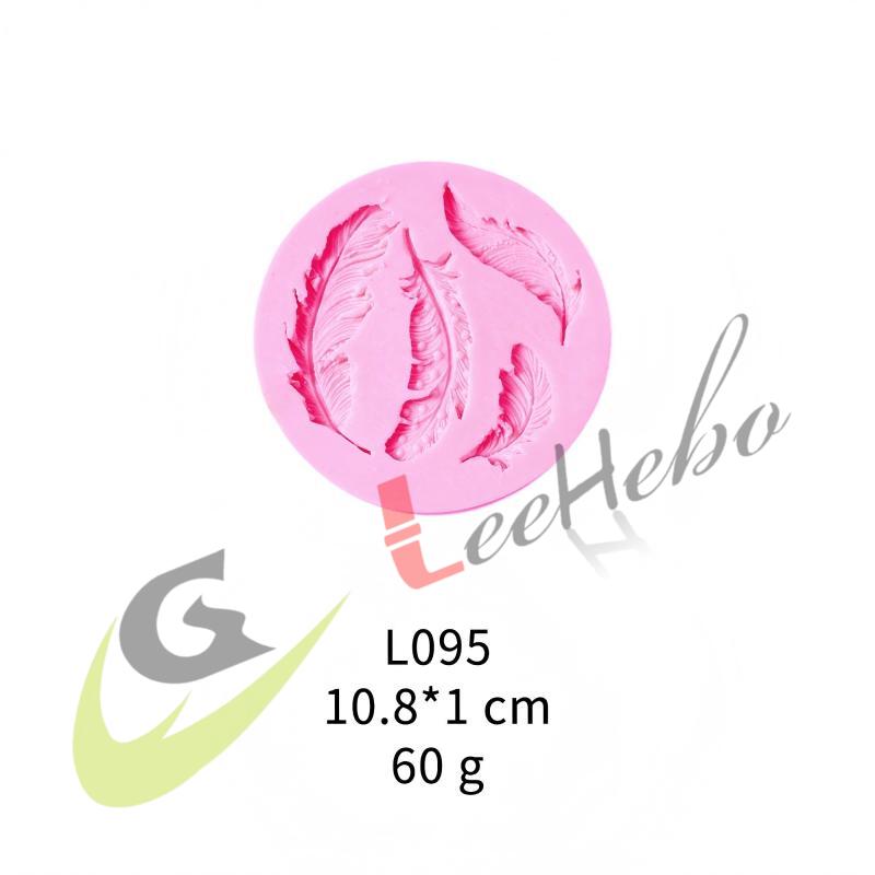 MOLDE PARA FONDANT-FORMA DE PLUMAS