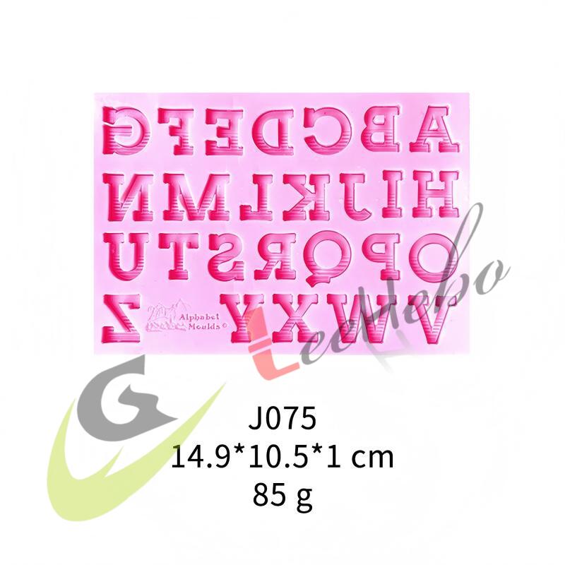 MOLDE PARA FONDANT-LETRAS MAYÚSCULAS