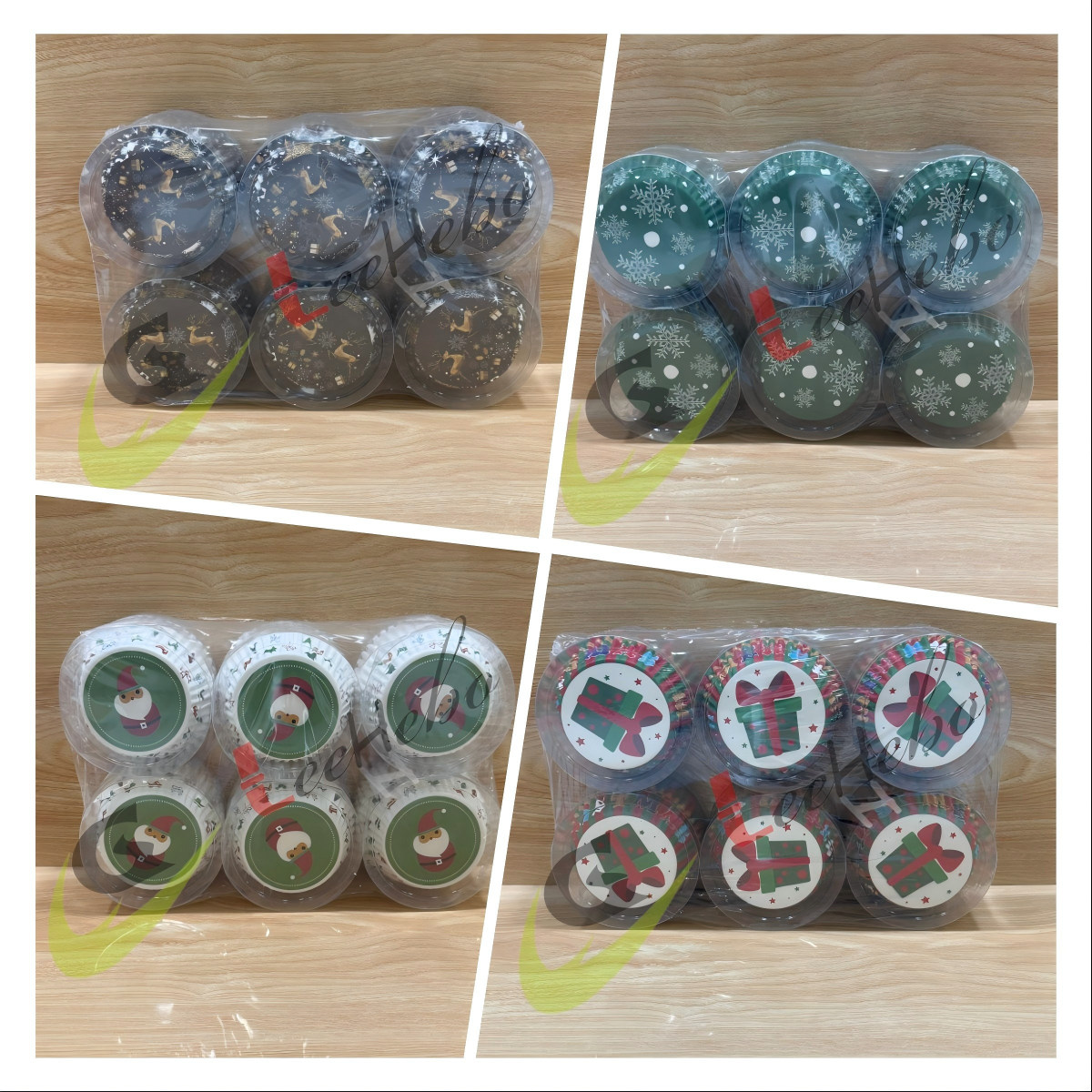 Home 115 CAPSULA DE CUPCAKE 12cm-NAVIDEÑAS